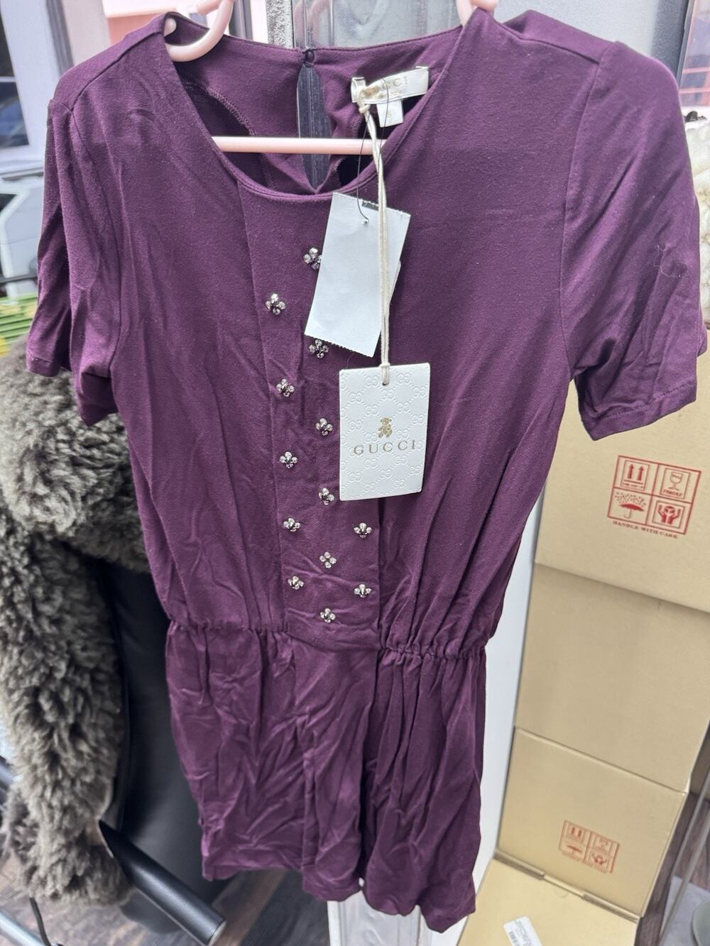 NWT GUCCI Girl's Dress Size 5 New